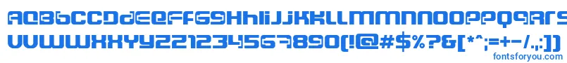 Dscosmosc Font – Blue Fonts on White Background