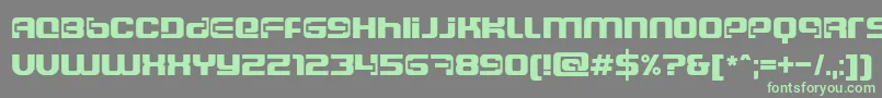 Dscosmosc Font – Green Fonts on Gray Background