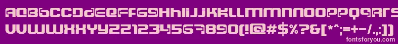 Dscosmosc Font – Pink Fonts on Purple Background