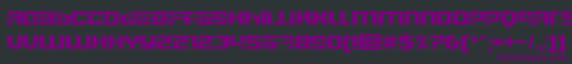 Dscosmosc Font – Purple Fonts on Black Background