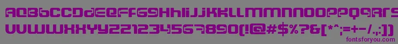 Dscosmosc Font – Purple Fonts on Gray Background