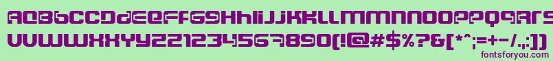 Dscosmosc Font – Purple Fonts on Green Background