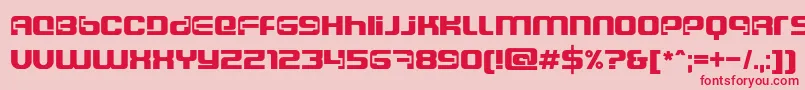 Dscosmosc Font – Red Fonts on Pink Background