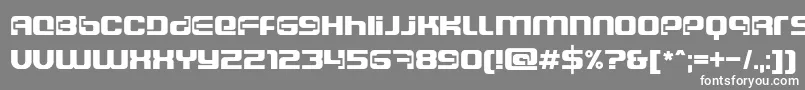 フォントDscosmosc – 灰色の背景に白い文字