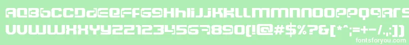 Dscosmosc Font – White Fonts on Green Background