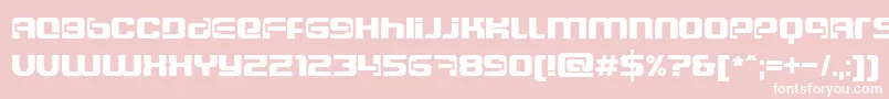 Dscosmosc Font – White Fonts on Pink Background