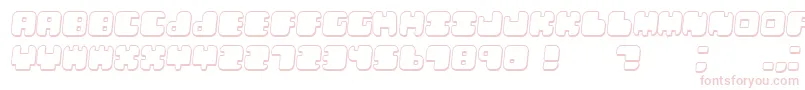 LebenshadowItalic Font – Pink Fonts on White Background