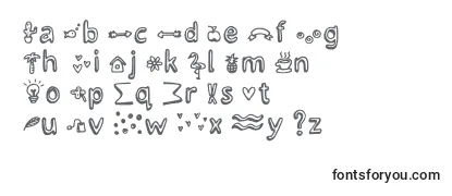 LettertypemiescrazyiconsRegular-fontti