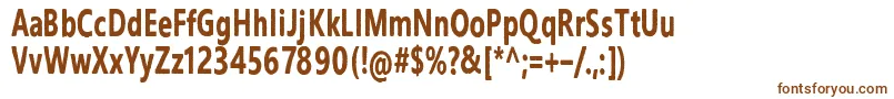 IhanaPerkeleAlaston Font – Brown Fonts on White Background