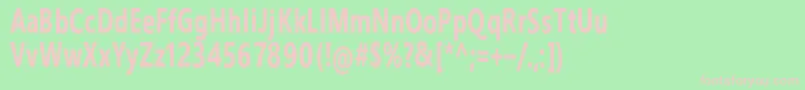IhanaPerkeleAlaston Font – Pink Fonts on Green Background