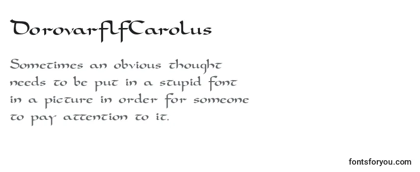 DorovarflfCarolus フォントのレビュー