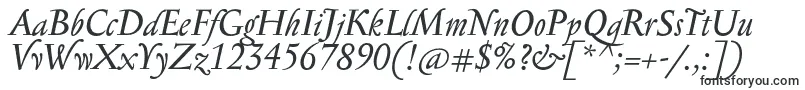 Шрифт SerapionProItalic – античные шрифты