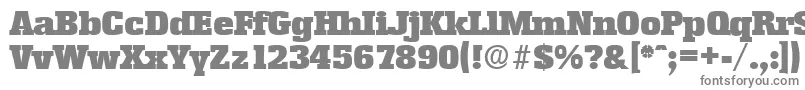 EnschedeSerialBlackRegularDb-Schriftart – Graue Schriften auf weißem Hintergrund