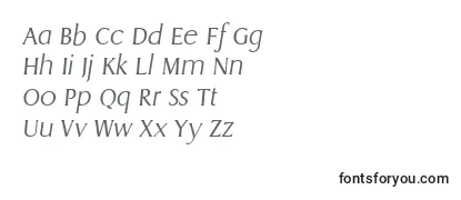 DragonserialXlightItalic Font