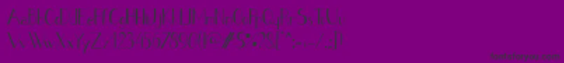 StripeBlack Font – Black Fonts on Purple Background