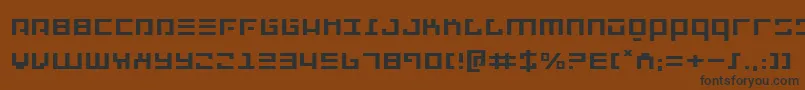 Repulsore Font – Black Fonts on Brown Background