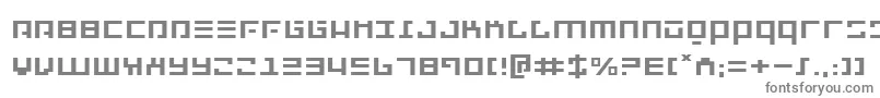 フォントRepulsore – 白い背景に灰色の文字