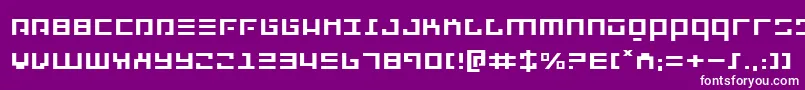 フォントRepulsore – 紫の背景に白い文字