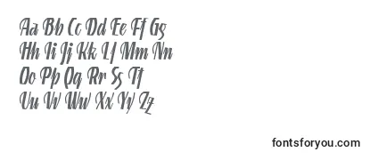 Przegląd czcionki LinotypegneisenauetteRegalt
