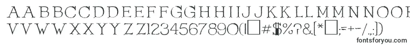 Шрифт OlduvaiRegular – римские шрифты