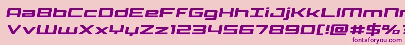 Phoenicialowercasesemital Font – Purple Fonts on Pink Background