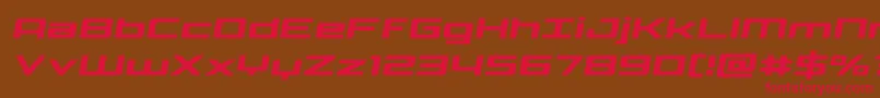 Phoenicialowercasesemital Font – Red Fonts on Brown Background