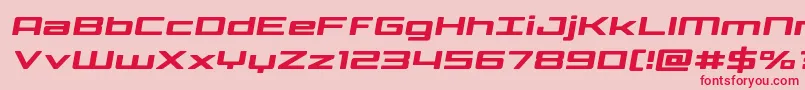 Phoenicialowercasesemital Font – Red Fonts on Pink Background