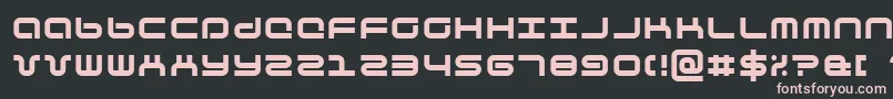 Phutura Font – Pink Fonts on Black Background