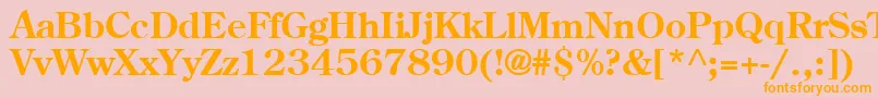 More about CenturB Font CenturB Font – Orange Fonts on Pink Background