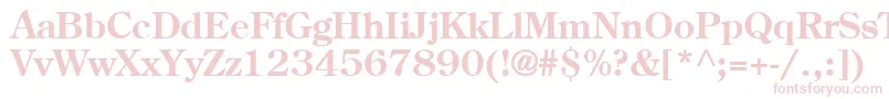 CenturB Font – Pink Fonts on White Background