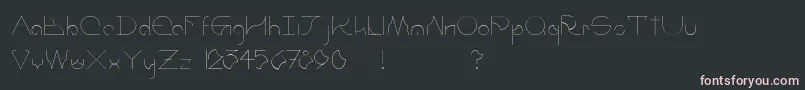 UmbraLight Font – Pink Fonts on Black Background