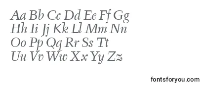 TyfaItcBookItalic-fontti