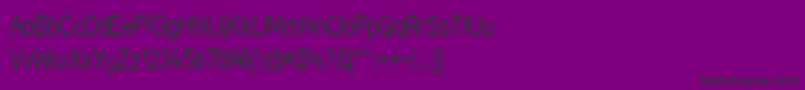 Strwrn Font – Black Fonts on Purple Background