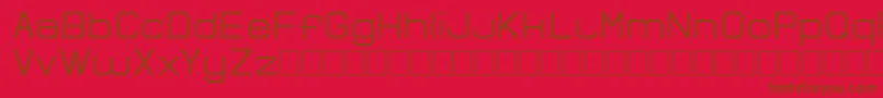 Bocemina Font – Brown Fonts on Red Background