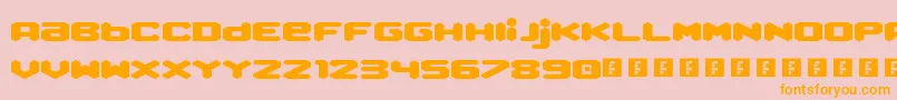 More about QueenOfMelbourne Font QueenOfMelbourne Font – Orange Fonts on Pink Background