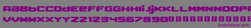 QueenOfMelbourne Font – Purple Fonts on Gray Background