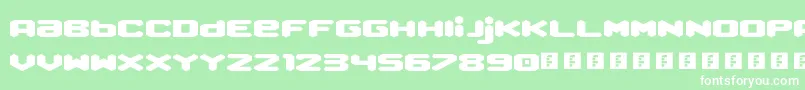 QueenOfMelbourne Font – White Fonts on Green Background