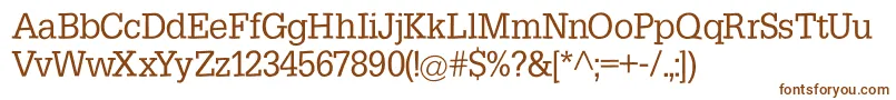 Slabsoft Font – Brown Fonts on White Background