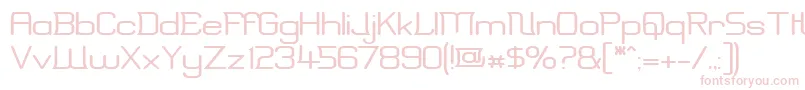 ErinalWide Font – Pink Fonts on White Background