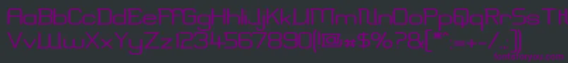 ErinalWide Font – Purple Fonts on Black Background