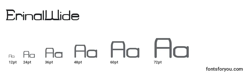 ErinalWide Font Sizes