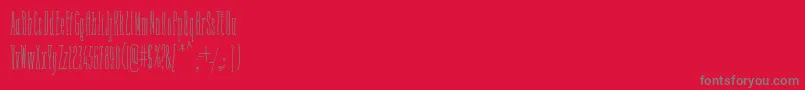 More about FineNTall Font FineNTall Font – Gray Fonts on Red Background