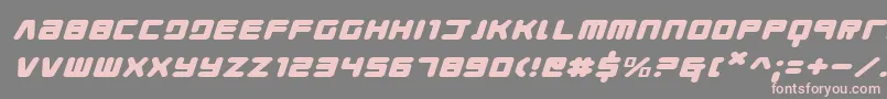 Youngtechsexi Font – Pink Fonts on Gray Background