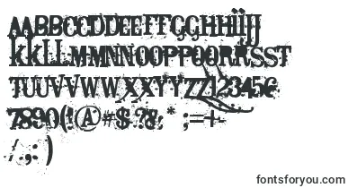 Bagpack font – Fonts By Shape