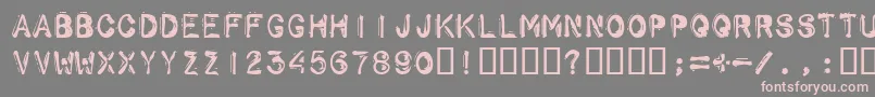 Schwarz Font – Pink Fonts on Gray Background