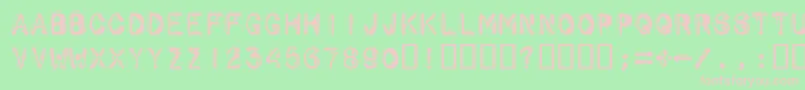 Schwarz Font – Pink Fonts on Green Background