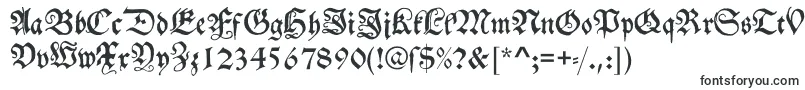 Шрифт Schwabacher – шрифты для ников
