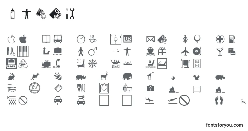 Шрифт Inter – алфавит, цифры, специальные символы
