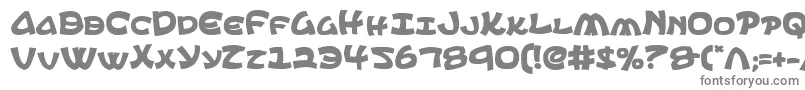 Шрифт Ephesianb – серые шрифты на белом фоне