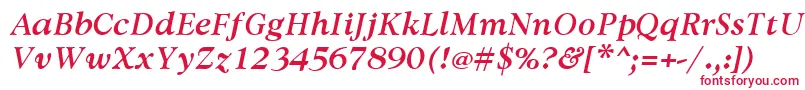 AvdiraBoldItalic Font – Red Fonts